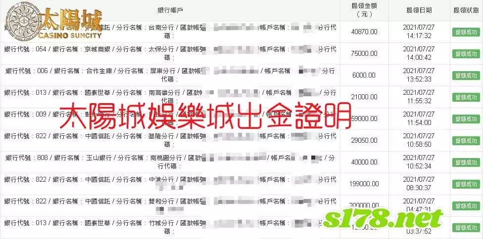 太陽城娛樂城出金保證圖,好的服務品質是永續經營的來源