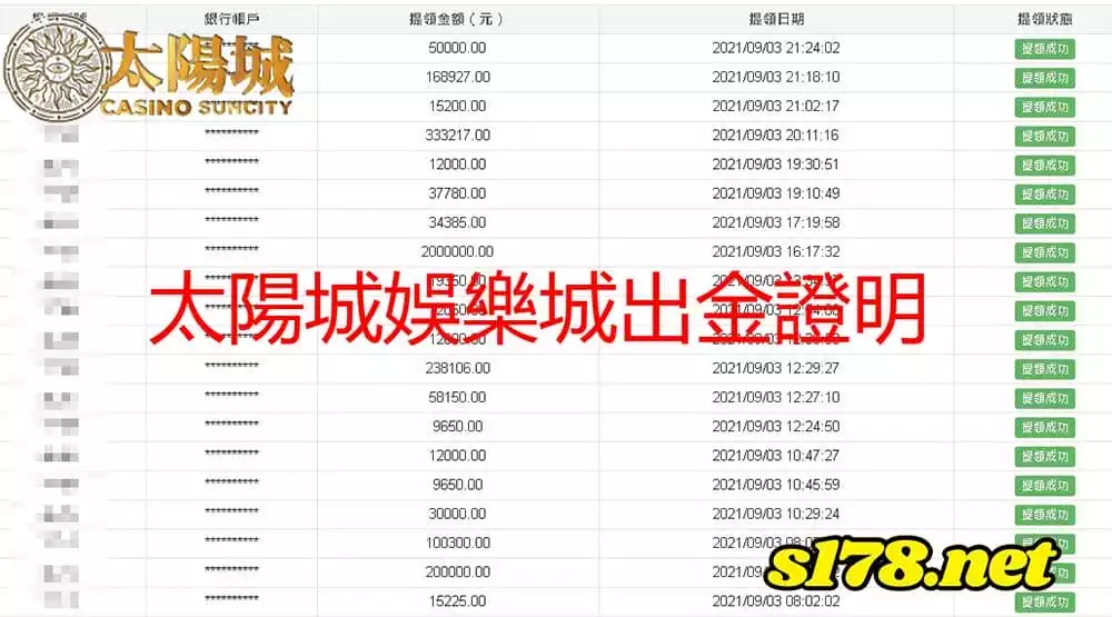 太陽城娛樂城出金保證圖,公平公正是我們一貫的宗旨!