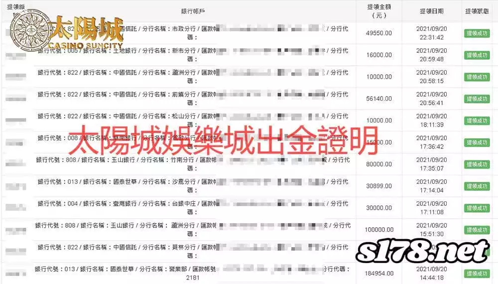 太陽城出款保證!百家樂贏再多也不怕拿不到錢!