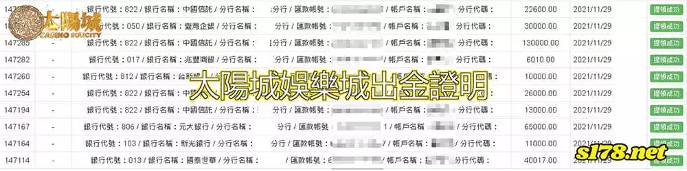 太陽城娛樂城出金明細，玩撲克也能玩出精采人生