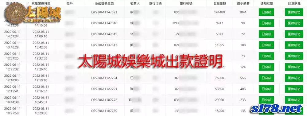 太陽城出金證明圖，百家樂籌碼讓您輕鬆贏歡樂領！