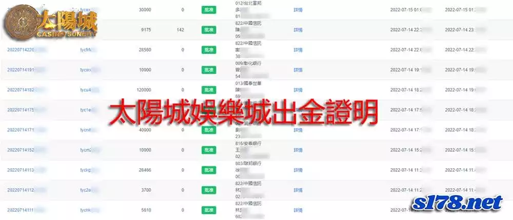 玩百家樂找太陽城,出金安全又快速!